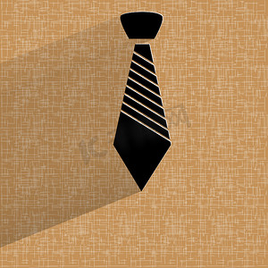 时髦领带。