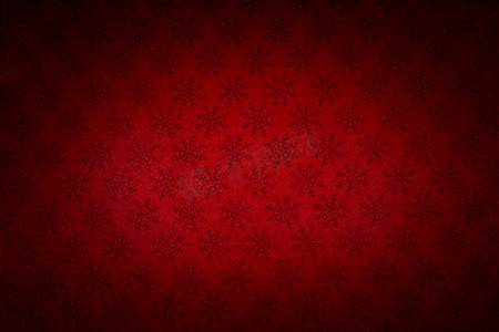 下雪花摄影照片_与雪花的红色圣诞节背景。纹理或背景