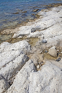 从海边的海景在夏季作为背景