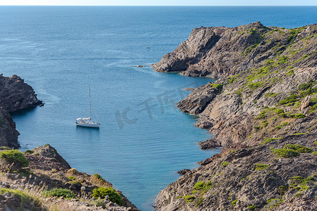 海景观与 Cap de Creus，自然公园。