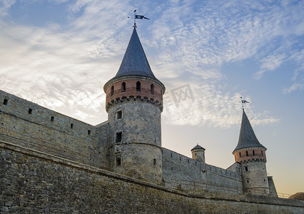 卡缅涅茨-波多利斯基古城的旧堡垒