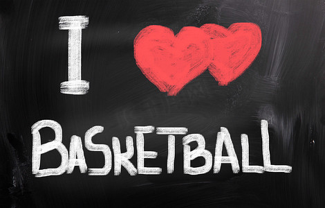 我爱篮球概念