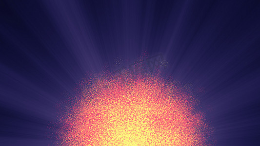 抽象粒子摄影照片_抽象粒子太阳太阳耀斑粒子