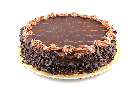 巧克力蛋糕摄影照片_巧克力蛋糕