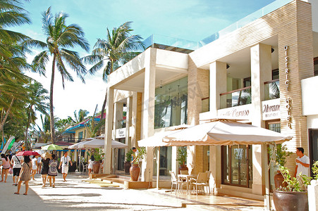 菲律宾阿克兰长滩岛区酒店立面