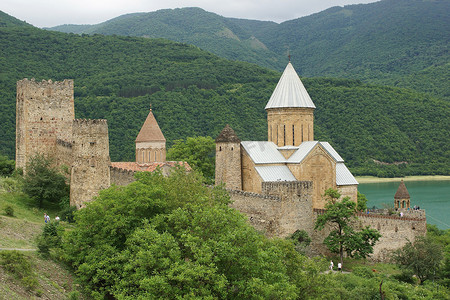 Fortress Ananuri，格鲁吉亚军事路，格鲁吉亚，欧洲