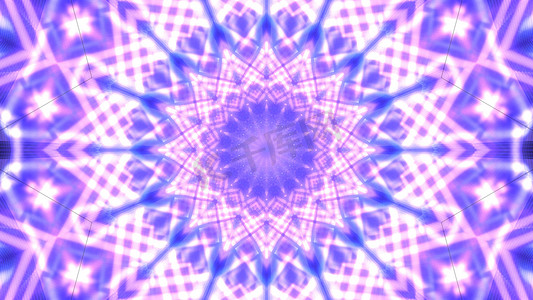 星紫色背景摄影照片_发光的抽象霓虹星蓝色和紫色 3d 插图背景壁纸