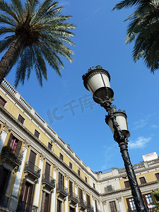 西班牙巴塞罗那皇家广场