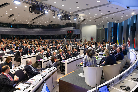 欧盟领导人在欧盟总部会晤