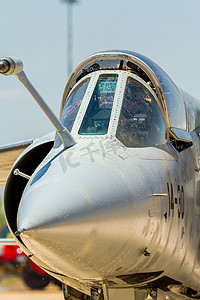 台风摄影照片_飞机 Dassault Mirage F1