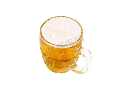 啤酒水滴摄影照片_一杯啤酒