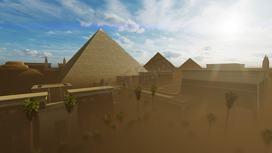 胡夫、门卡拉和哈夫拉的大吉萨金字塔