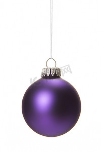 圣诞装饰品紫罗兰