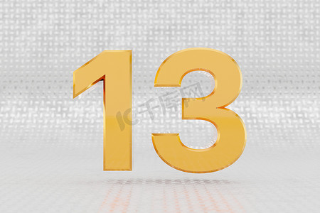 13数字金色摄影图片 13数字金色摄影作品 千库网