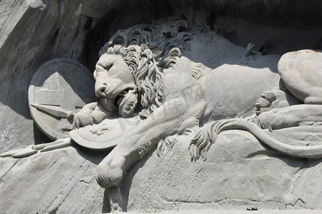 瑞士卢塞恩的狮子纪念碑