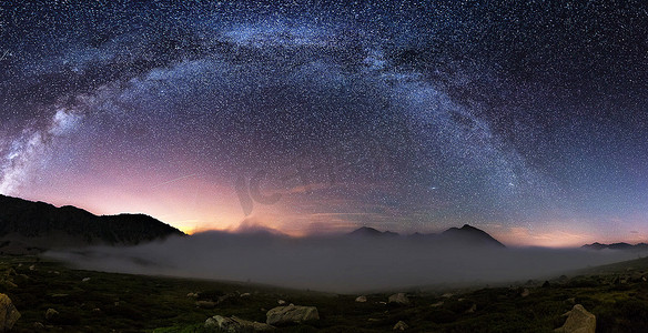 美丽的法国银河图片