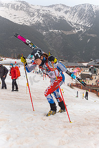 senior摄影照片_LOVRANTOVA Katarina SKO 参加 ISMF WC Championships Comapedrosa Andorra 2021- Sprint Senior Woman。