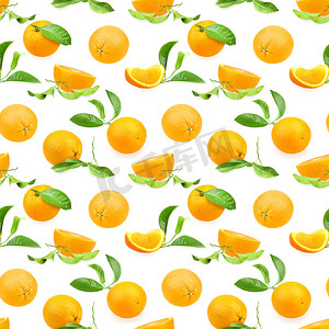 无缝模式的橙子