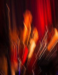 音乐会海报摄影照片_抽象鼓手音乐会。