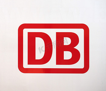 DUEREN - 2019年8月：德国铁路标志