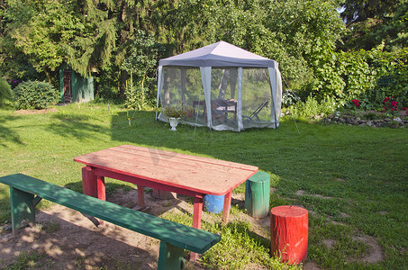 夏季花园防蚊帐篷