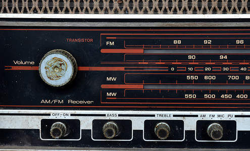 老式收音机拨号盘