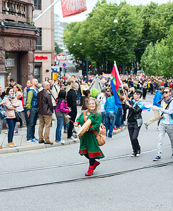 Europride 2014 穿着萨米民族服饰