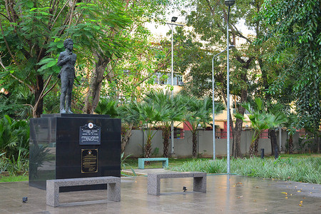 菲律宾马尼拉梅汉花园的亚历山大·普希金雕像