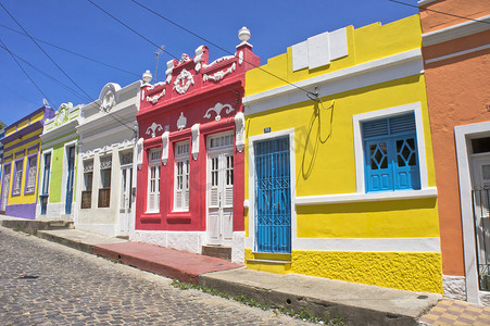 奥林达，旧城街景，巴西，南美洲