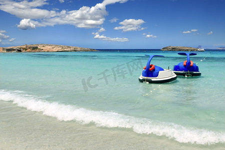 Illetes Formentera 海滩绿松石地中海
