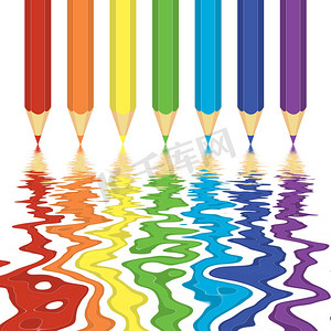 彩虹蜡笔