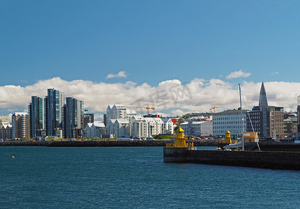 雷克雅未克市中心 — 港口和水滨景观 — 冰岛