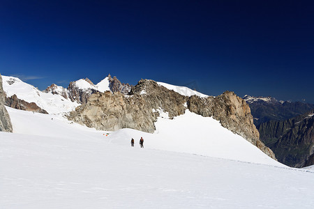 勃朗峰地块 - Mer de Glace 冰川