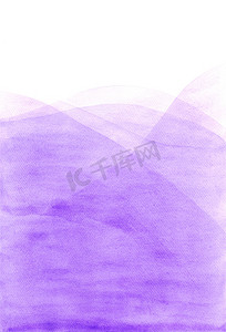 手绘紫色海报摄影照片_抽象水彩手绘插图。