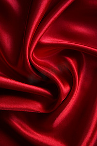 光滑优雅的红色丝绸