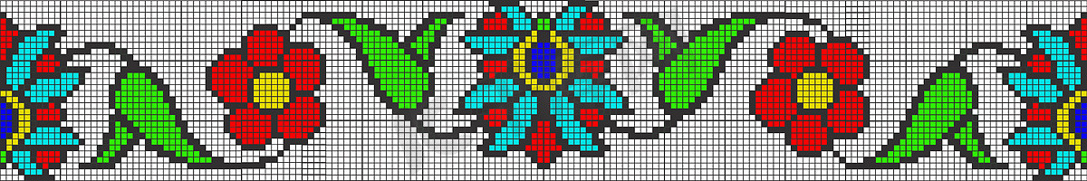 波斯地毯图案装饰方形边框