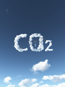 摄影照片_浑浊的二氧化碳