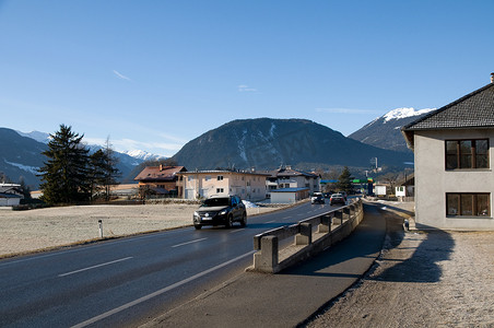 阿尔卑斯山的山村