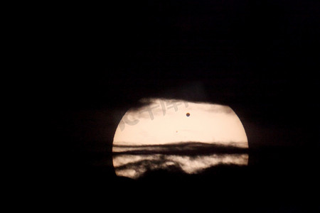 金星太阳系摄影照片_金星穿过太阳盘 06.06.2012