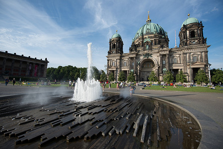德国柏林 Lustgarten 的柏林大教堂