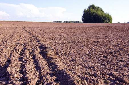 背景犁肥沃的地面农业领域