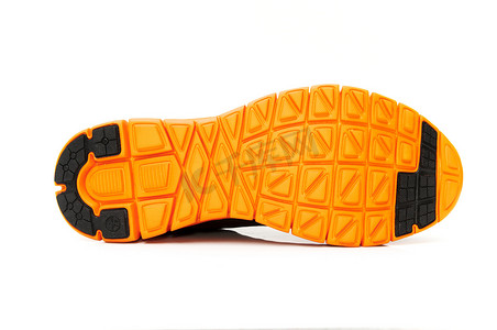 橙色鞋底