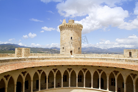Castle Castillo de Bellver 在马略卡岛帕尔马的马略卡岛