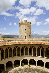 Castle Castillo de Bellver 在马略卡岛帕尔马的马略卡岛