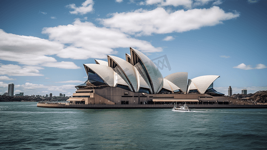 悉尼歌剧院白天靠近水体