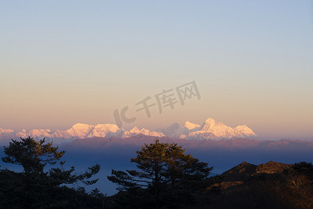 喜马拉雅山的珠穆朗玛峰