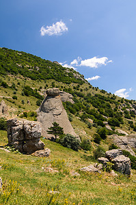山地高原，克里米亚，乌克兰