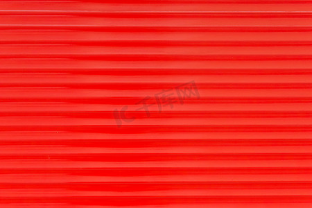 红色水平塑料图案背景设计条纹抽象线墙面