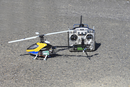一架模型直升机