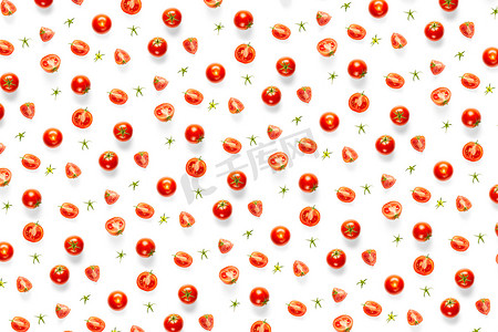 红番茄的创意背景。